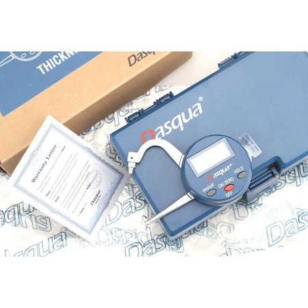 H & H Industrial Products Dasqua 0-25mm/0-1" Digital Thickness Gage 2140-8105